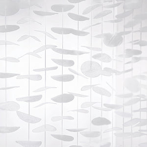 Large White Tissue Circle Backdrop Decoration