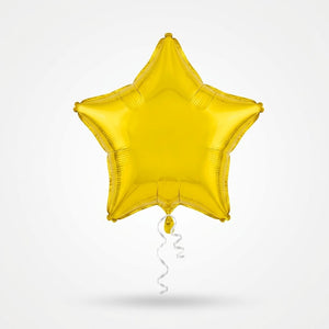 Shining Yellow Star Foil Balloon - 18 Inch