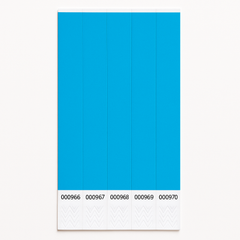 Solid Blue Event Wristbands - 500 Pack