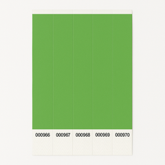 Solid Green Event Wristbands, 500-Pack