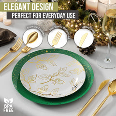 Trendables Gloss Gold Cutlery Combo | 360 Count