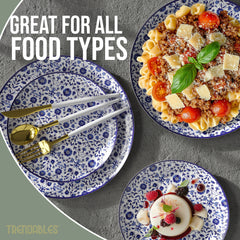 Earthtrends Florentine Design Plates Combo Set 16/16.