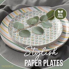 Earthtrends Folk Design Plates Combo Set 16/16.