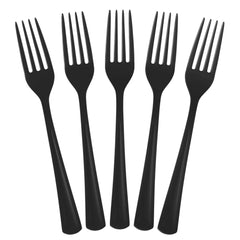 PMA - Heavy Duty Black Plastic Forks - 50 Ct.