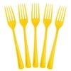 PMA - Heavy Duty Yellow Plastic Forks - 50 Ct.