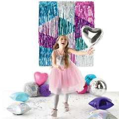 Sparkle Fringe Backdrop Scene Setter Kit for Kids' Birthday Parties