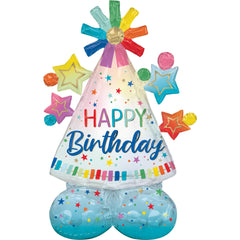 Airloonz Happy Birthday Party Hat Balloon