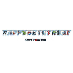Marvel Avengers Customizable Birthday Banner Kit