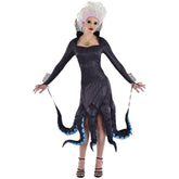 Women's Disney Little Mermaid Ursula Scallop Villain Costume
