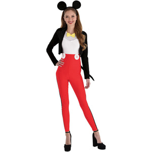 Women's Mickey Mouse Halloween Costume - Adult L (10-12)