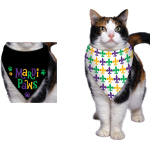 Mardi Paws Pet Bandana Set