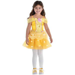 Disney Princess Belle Light-Up Costume for Girls - Halloween Special - Toddler (3-4)