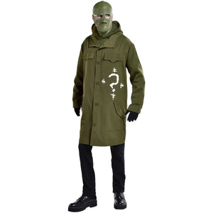 The Batman Riddler Costume Kit - Halloween Accessory Set - Adult One Size (Up to Size 44)