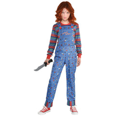 Child's Play Chucky Costume for Kids - Halloween Horror Outfit