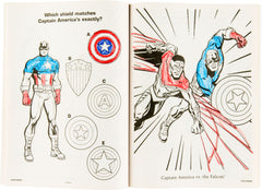 Disney Marvel Avengers Colouring & Activity Book, Black/White, 32 Pages, Ages 4+, for Arts & Crafts/Birthday Favour