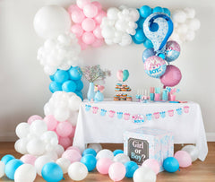 "Girl or Boy?" 10.5" Gender Reveal Paper Plates - 8 Pack