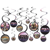 Star Wars Mandalorian Spiral Decorations - 12 Pack