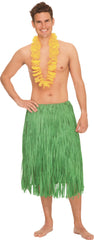 Adult Green Hula Grass Skirt for Luau Parties