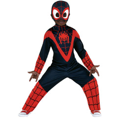 Toddler Miles Morales Spider-Man Costume - Marvel's Spidey & His Amazing Friends (3T-4T)