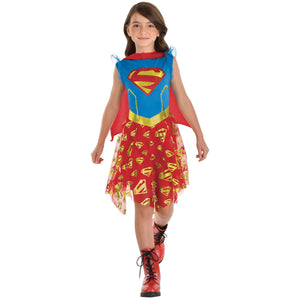 Supergirl Toddler Costume Dress & Cape - Child S (4-6)
