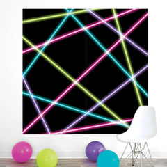 Retro Glow 80s/90s Scene Setter Decoration Kit