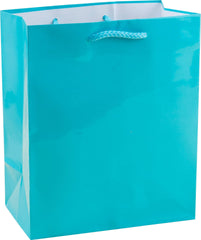 Glossy Bright Pink Gift Bag - Medium Size