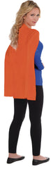Vibrant Orange Superhero Cape Costume Accessory