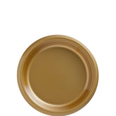 Gold 7" Round Plastic Plates - Pack of 50