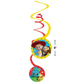 Disney Toy Story 4 Spiral Hanging Decorations - 12 Pack