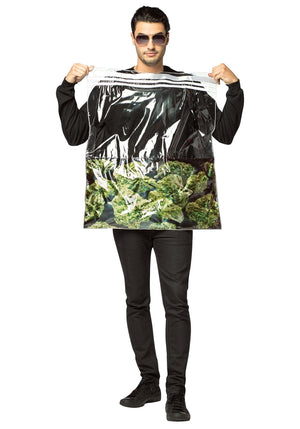 Hilarious "Bag of Weed" Costume Accessory for Men - Adult One Size