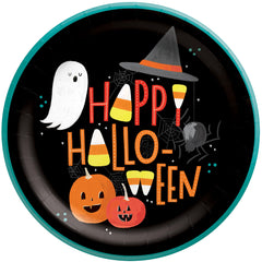 Ghostly Fun 8.5" Halloween Paper Plates
