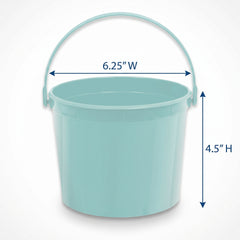 Robin's Egg Blue Plastic Party Favor Bucket