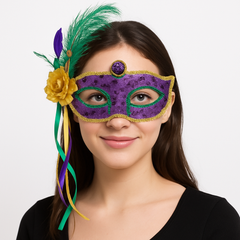 Mardi Gras Elegance Masquerade Mask
