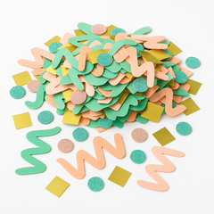 Vibrant Multicolor Die-Cut Confetti Mix