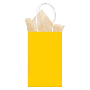 PMA - Light Yellow Small Kraft Gift Bag | 1 Count