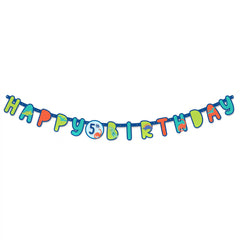 Little Gym - Customizable Dinosaur Birthday Banner - 1 Ct.