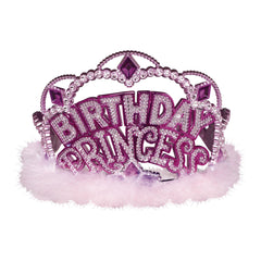Little Gym - Sparkling Birthday Princess Tiara with Marabou - 1 Ct.
