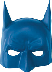Little Gym - DC Justice League Batman Half Face Mask, Blue, One Size, Wearable Costume Accessory for Birthdays/Halloween - 1 Ct.