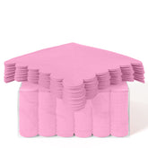 Pink Scallop Beverage Napkins - 50 Ct.