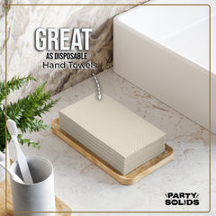 Ivory Guest Towel Napkins - 40 Ct.