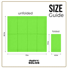 Lime Green Guest Towel Napkins - 40 Ct.