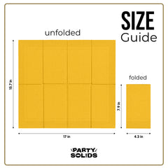 Yellow Guest Towel Napkins