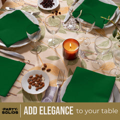 Emerald Green Dinner Napkins - 50 Ct.
