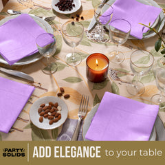 Lavender Dinner Napkins - 50 Ct.