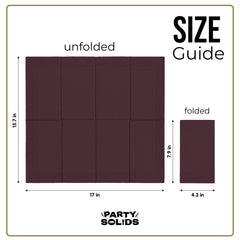 Brown Guest Towel Napkins - 40 Ct.