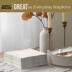 White Dinner Napkins - 50 Ct.