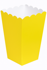 Yellow Mini Popcorn Treat Boxes - 5-Pack