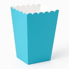 Mini Popcorn Treat Boxes, 5-Pack, Blue