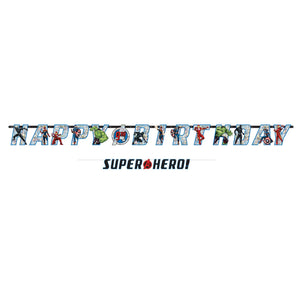 PMA - Marvel Avengers Customizable Birthday Banner Kit