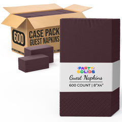 Brown Guest Towel Napkins | 600 Count
